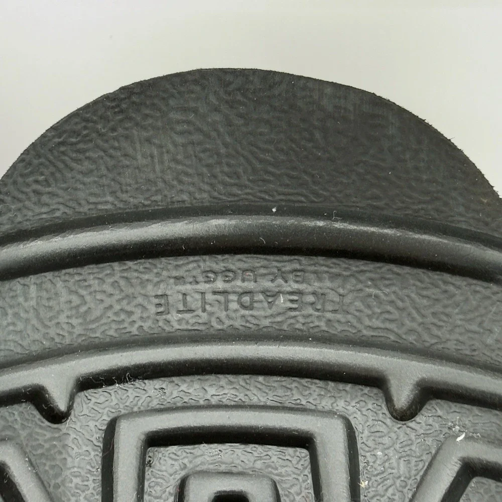 UGG Tasman Samba Red Suede Comfort Slip On Sheepskin Slippers Size 11 - Picture 11 of 14